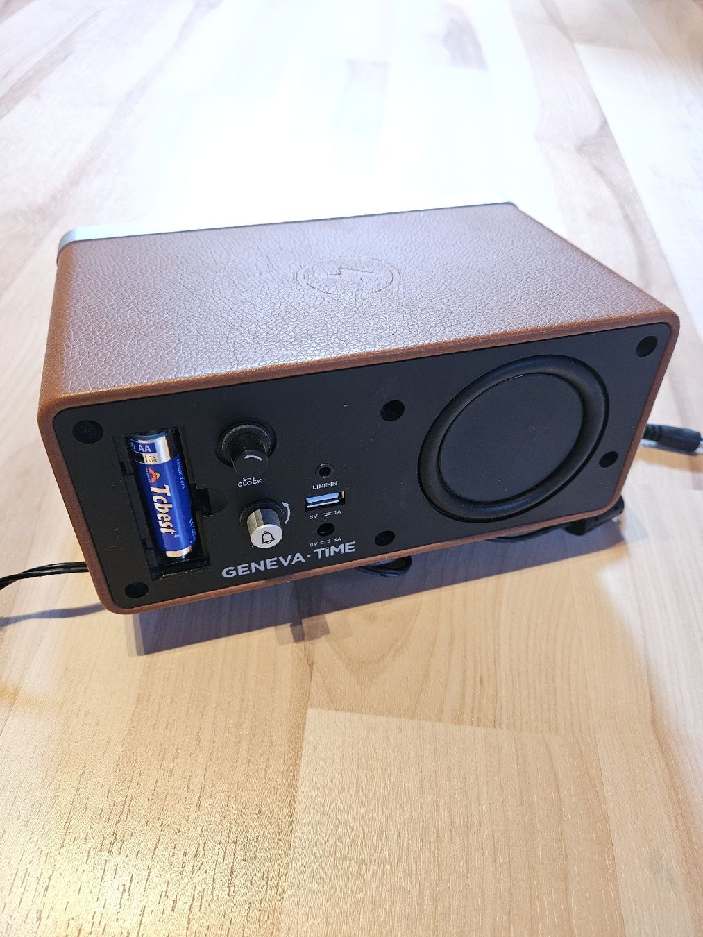 Sveglie: GENEVA TIME Wecker Modell J002 braun – Usato da Zofingen venduto da hoerbi91 1