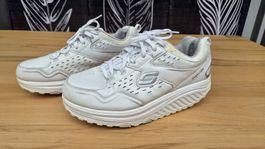Skechers Shape-ups Damen Turnschuhe Weiss Grösse 40