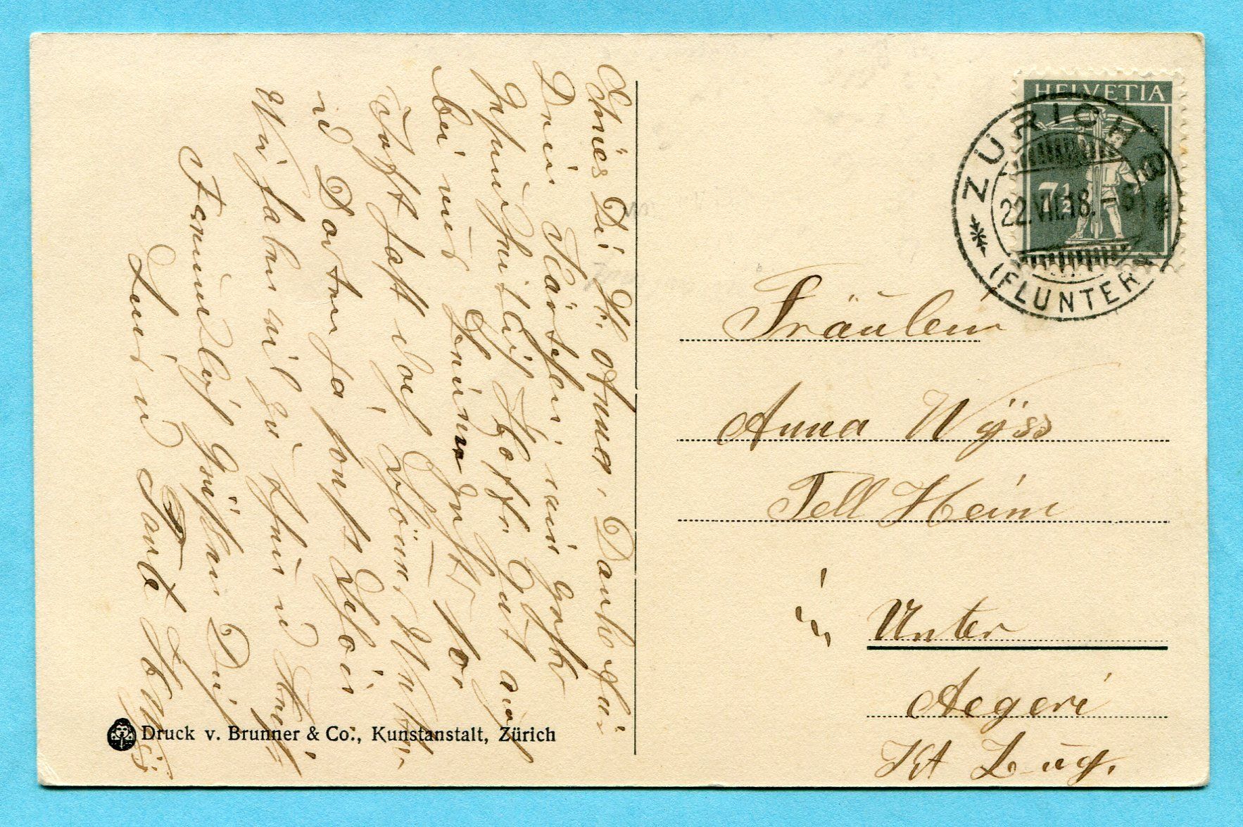 Cartes postales: Zürichberg 1928 - Gruss vom "Heimeli" – D'occasion à Opfikon par Prophila 1
