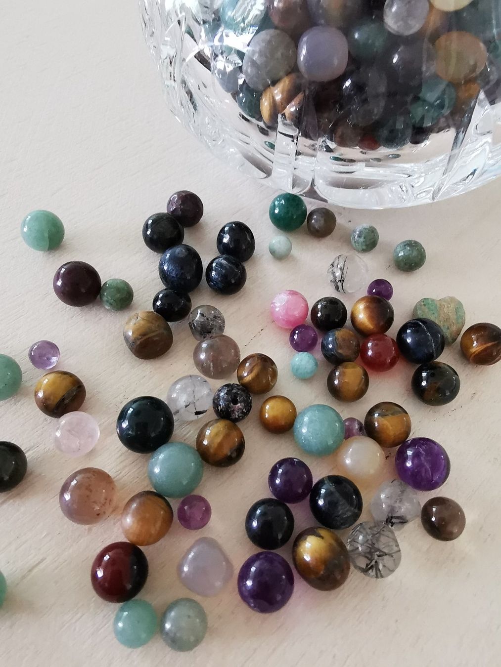 Pietre preziose: MIX - Edelstein/Schmuckstein, 4-7mm ca.200gr – Nuovo e nell'imballaggio originale da Dierikon venduto da Buntspecht-10