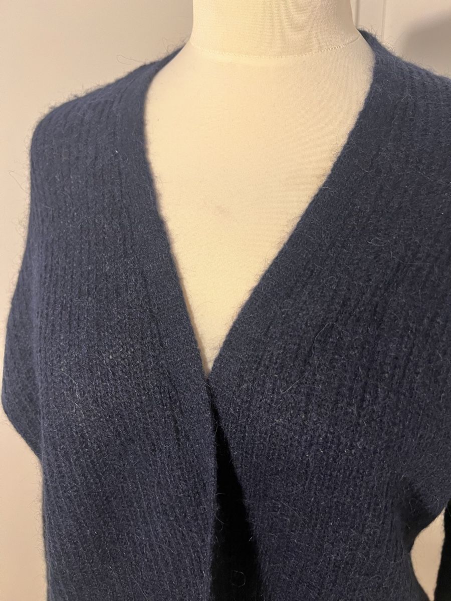 Bolero: Dunkelblaue Esprit Strickjacke, Cardigan, Grösse s, – Usato da Zürich venduto da Marianne72