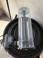 Aquarium filter with pump transparent used