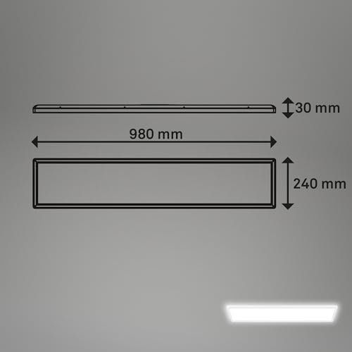 Lampadari & plafoniere: LED Deckenlampe 98cm indirektem Licht 3 flach – Nuovo e nell'imballaggio originale da Hundwil venduto da Mr.Wong 3