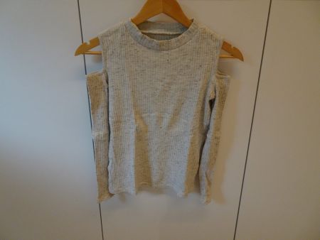 Feinstrick Pulli grau meliert von C&A Gr. 146/152 - 260234