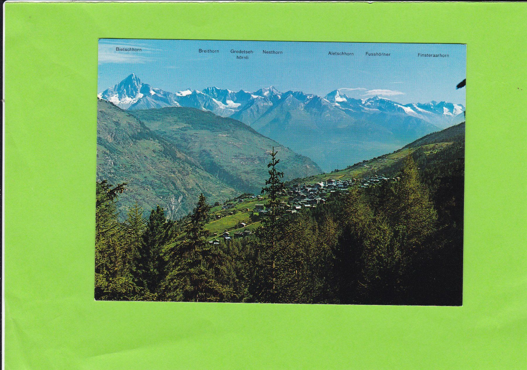 Cartoline postali: Grächen – Usato da St. Peterzell venduto da neckertal