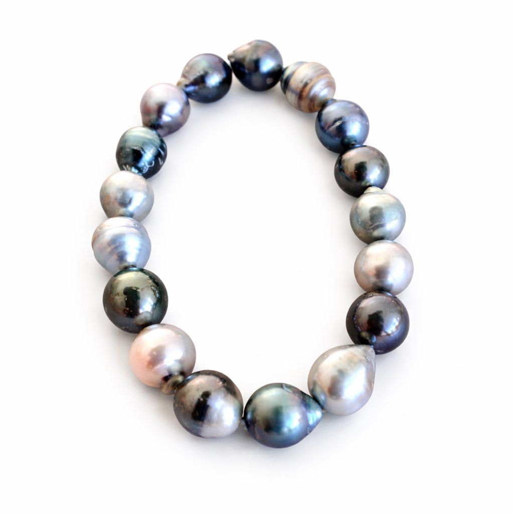 Bracciali & Braccialetti: Perlenarmband Grau Silber 8 cm – Nuovo e nell'imballaggio originale da Fully venduto da VaneaSelection 1
