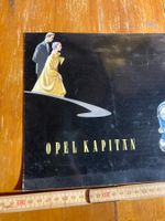 Brochure Opel Kapitän Vintage Années 50's Auto Werbe
