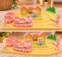 Sylvanian Families Baby Zug Set mit Station und Figur