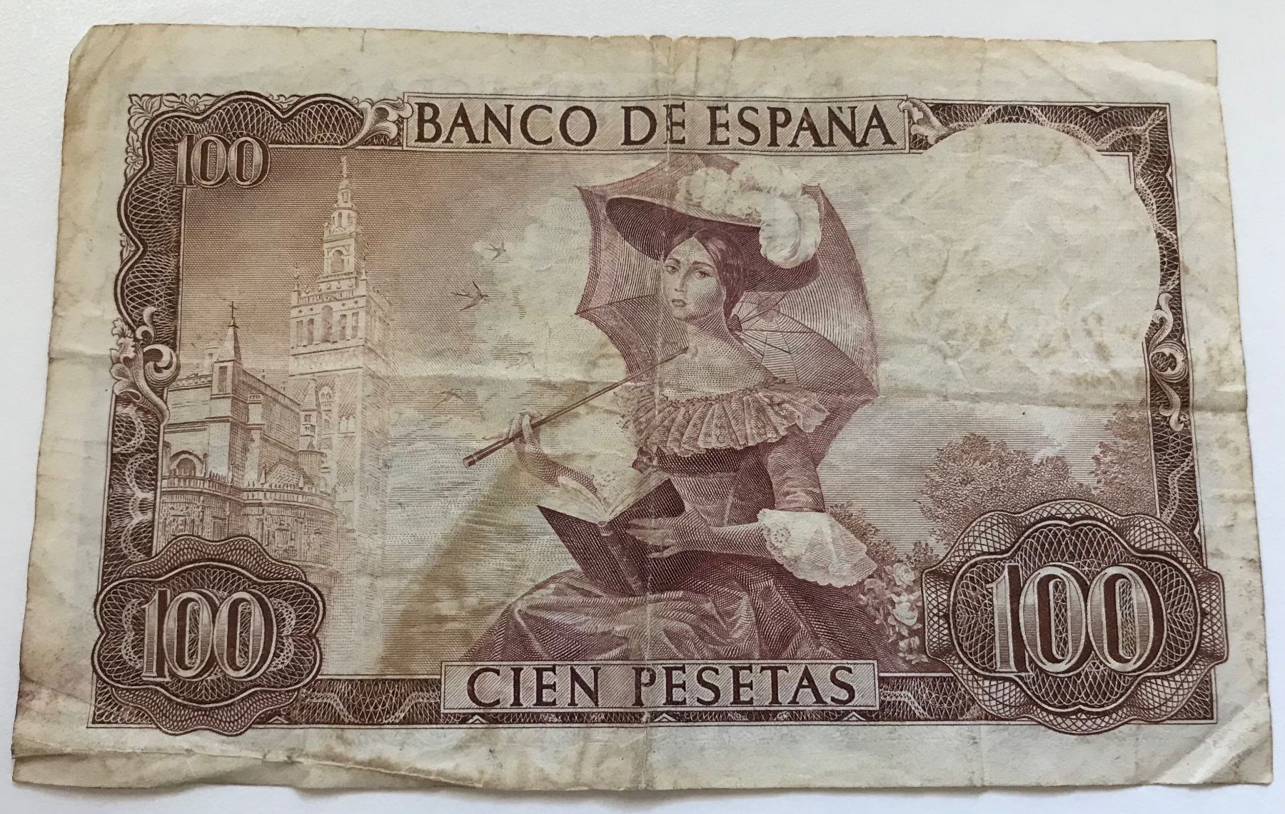 Banconote: Spanien 100 Pesetas 1965 – Usato da Algetshausen venduto da Carrhard 1