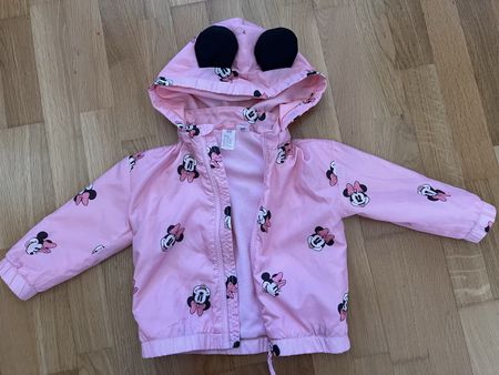 H&M Minnie Mouse Jacket Pink Size 86 Good Condition