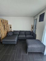 Ecksofa mit Ottomane