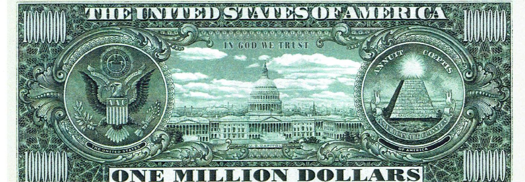Banconote: USA 1 Million Dollar, Testnote,UNZ,Serie 2003 – Nuovo (secondo la descrizione) da Steffisburg venduto da ber_8htf 1