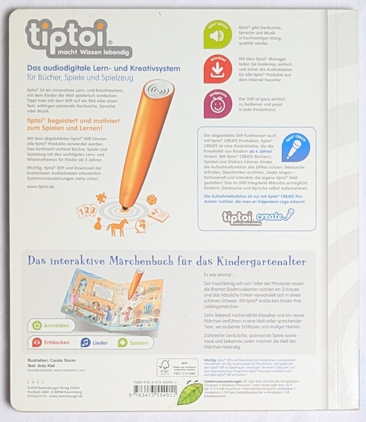 Libri: Tiptoi - Meine schönsten Märchen - Ravensburger – Usato da Wängi venduto da ABIZONE-86 5