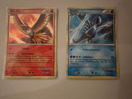 Ho-Oh HGSS01 & Lugia HGSS02 Heartgold & Soulsilver Pokémon