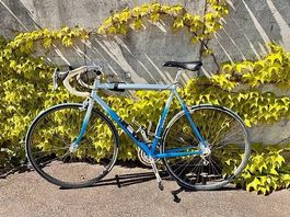 Rennrad von Mata, Schweiz - Vintage | Rahmen 58,5 | Hellblau
