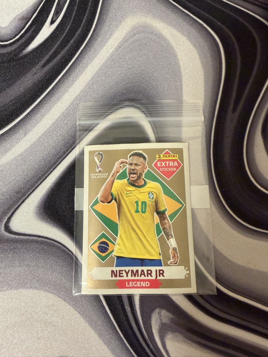 Panini Sammelbilder & Trading cards: Panini Extra Sticker Neymar Jr. GOLD 2022 – Neu (gemäss Beschreibung) aus olten von mau_t9f7