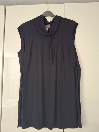 traumhafte schwarze Tunika von Sempre Piu, Grösse 46