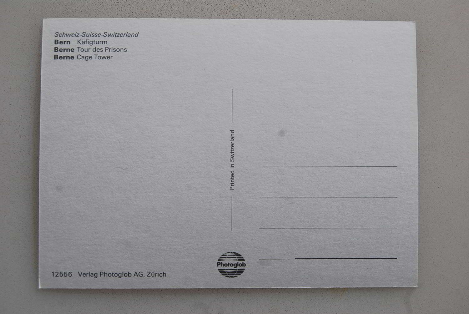 Cartoline postali: AK Bern, Käfigturm nachts – Usato da Rüfenacht BE venduto da Toro06 1