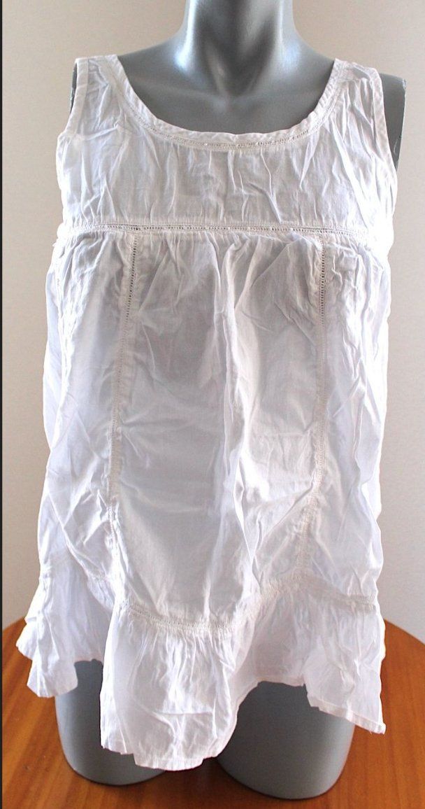 Top: weisses Oberteil , Gr. 36/S – Usato da Locarno venduto da madame-tus-sauds 4