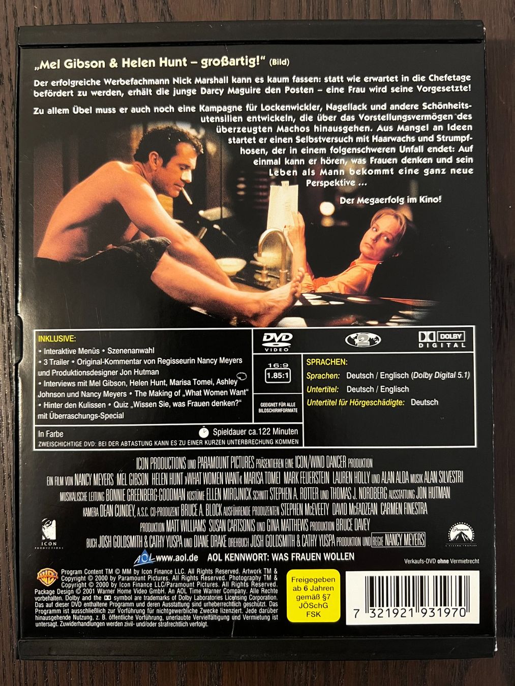 Tutti i DVDs: Was Frauen wollen – Usato da Zürich venduto da FilmFreunde 1