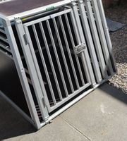 Robuste Hundebox Alu, Transportbox, Tierzubehör