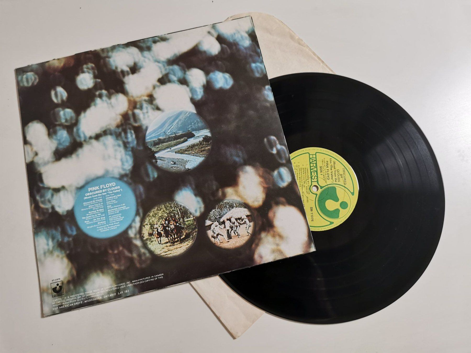 Vinyles: PINK FLOYD - OBSCURED BY CLOUDS – D'occasion à Grafenried par House-of-Oldies 1