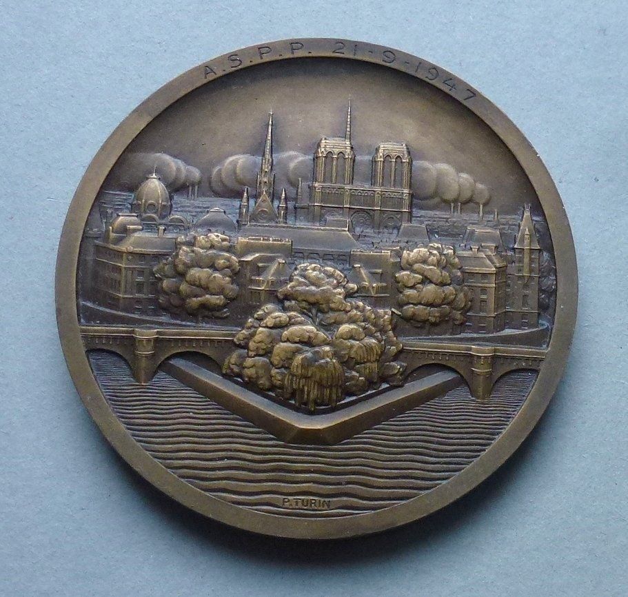 Medaillen: Bronze Medaille ++ Notre Dame Paris – Gebraucht aus Walkringen von Casablanca777