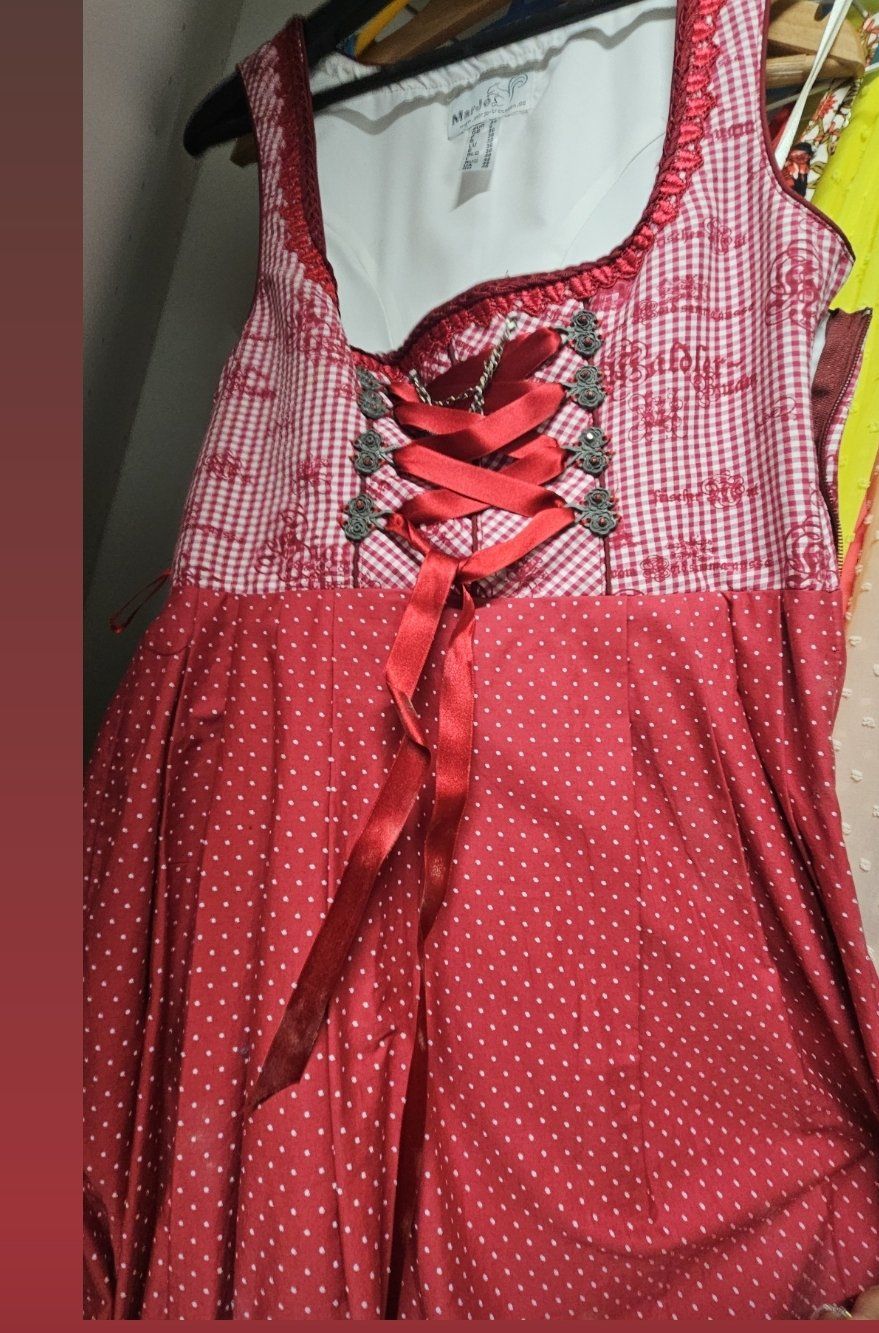 Vestiti: Dirndl rot / bordeaux / Oktoberfest – Usato da Suhr venduto da jes_rtc9 3