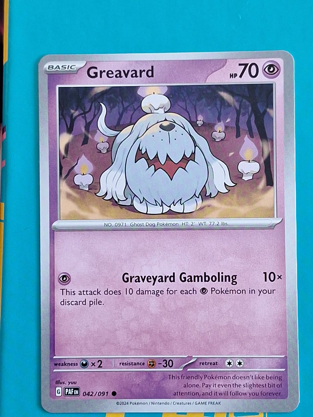 Pokémon Carte collezionabili: Greavard - Pokemon Paldean Fates – Usato da Altstätten SG venduto da GGsGameshop