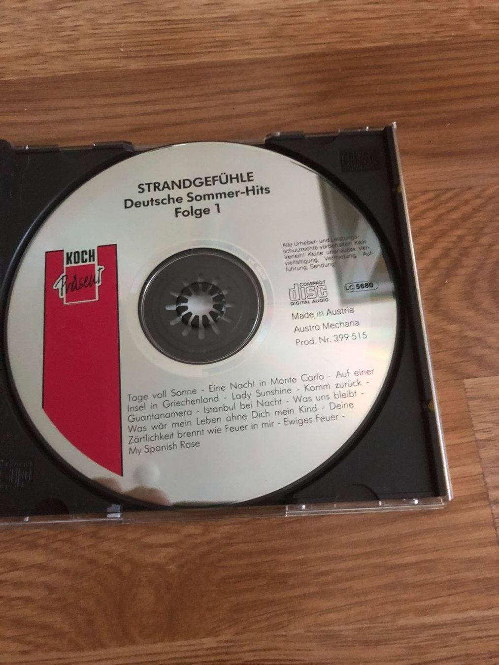 CDs: 1 CD mit deutschen Sommerhits Folge 1 – Gebraucht aus Landquart von interesse63 2