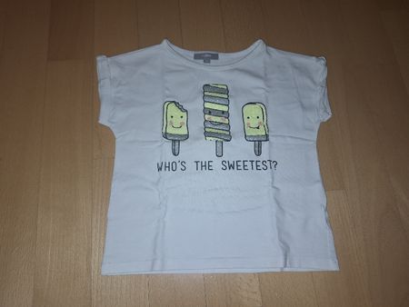 Shirt mit Glacé Motiv in Gr. 104