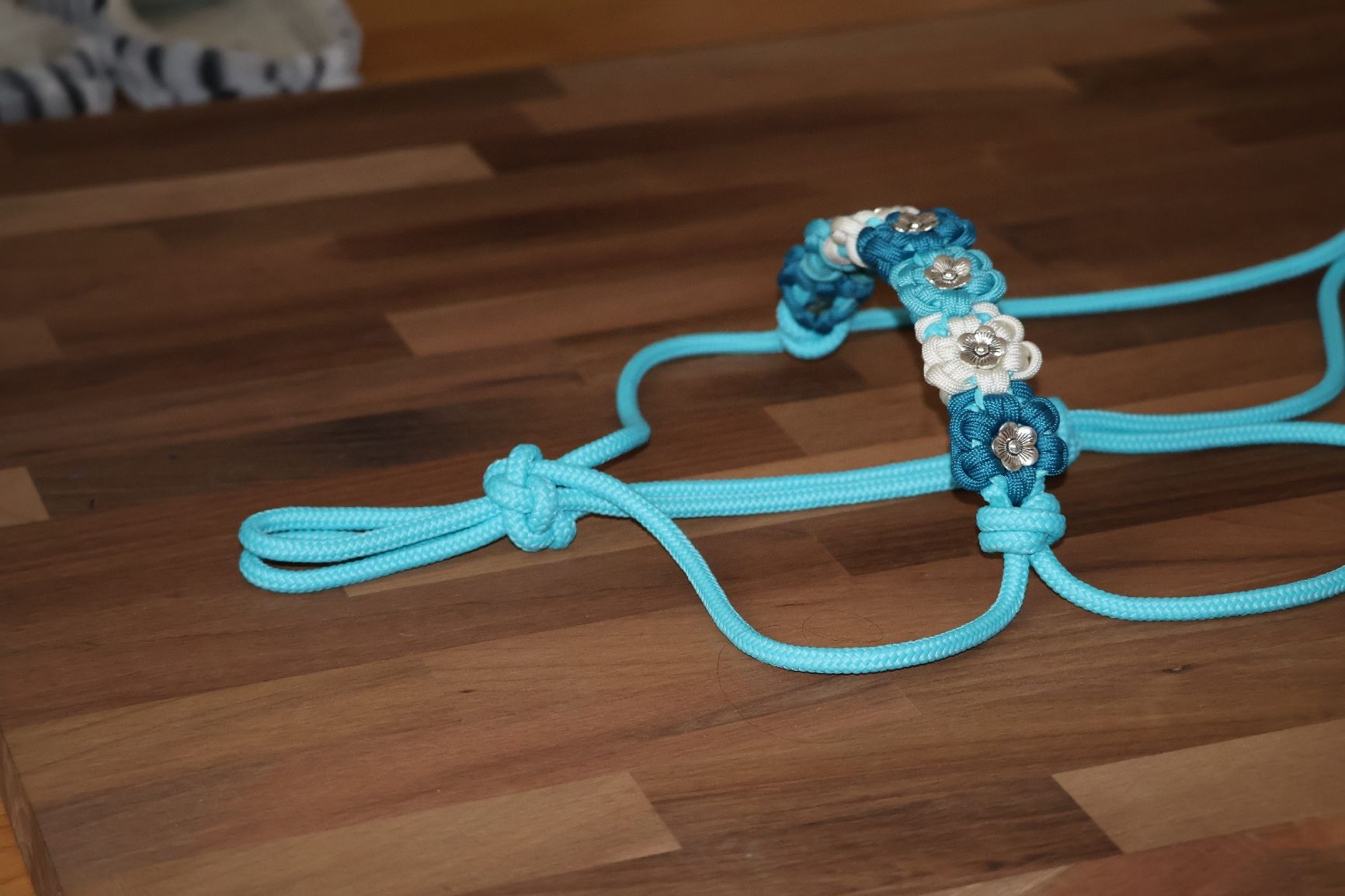 Zaumzeug & Halfter: Knotenhalfter Full mit Blumen Neu EYECATCHER 😍🌸 – Neu (gemäss Beschreibung) aus Meggen von Orrinka20 1