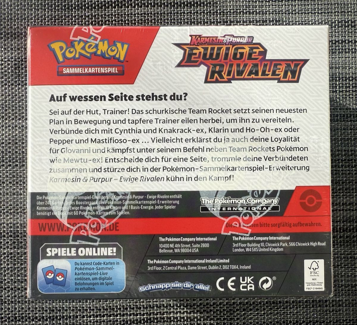 Pokémon Cartes à collectionner: Ab 1.- / Pokemon Display Destined Rivals – Neuf avec emballage d'origine à Zürich par Cardimon 1