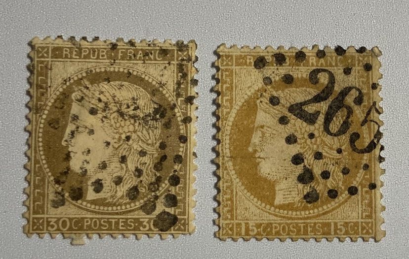 Timbres anciens de France 1874 Kaufen auf Ricardo