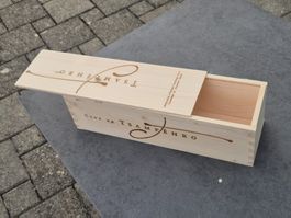 Weinkiste 1er mit Schiebedeckel 35x10.5x10.7cm
