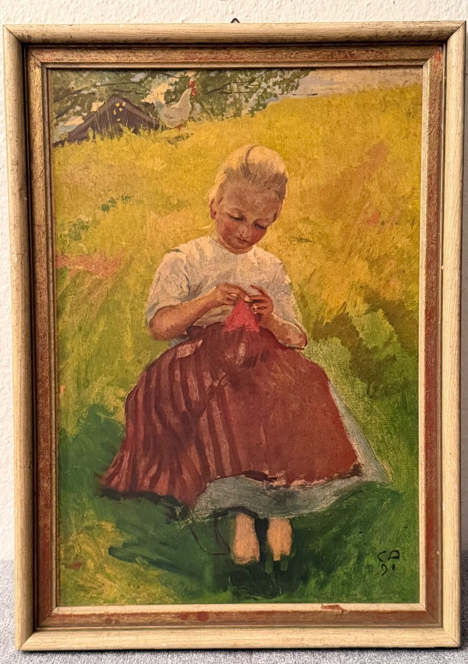 Arts picturaux & lithographies: CUNO AMIET 1891 BILD – D'occasion à Basel par PAUL_ART