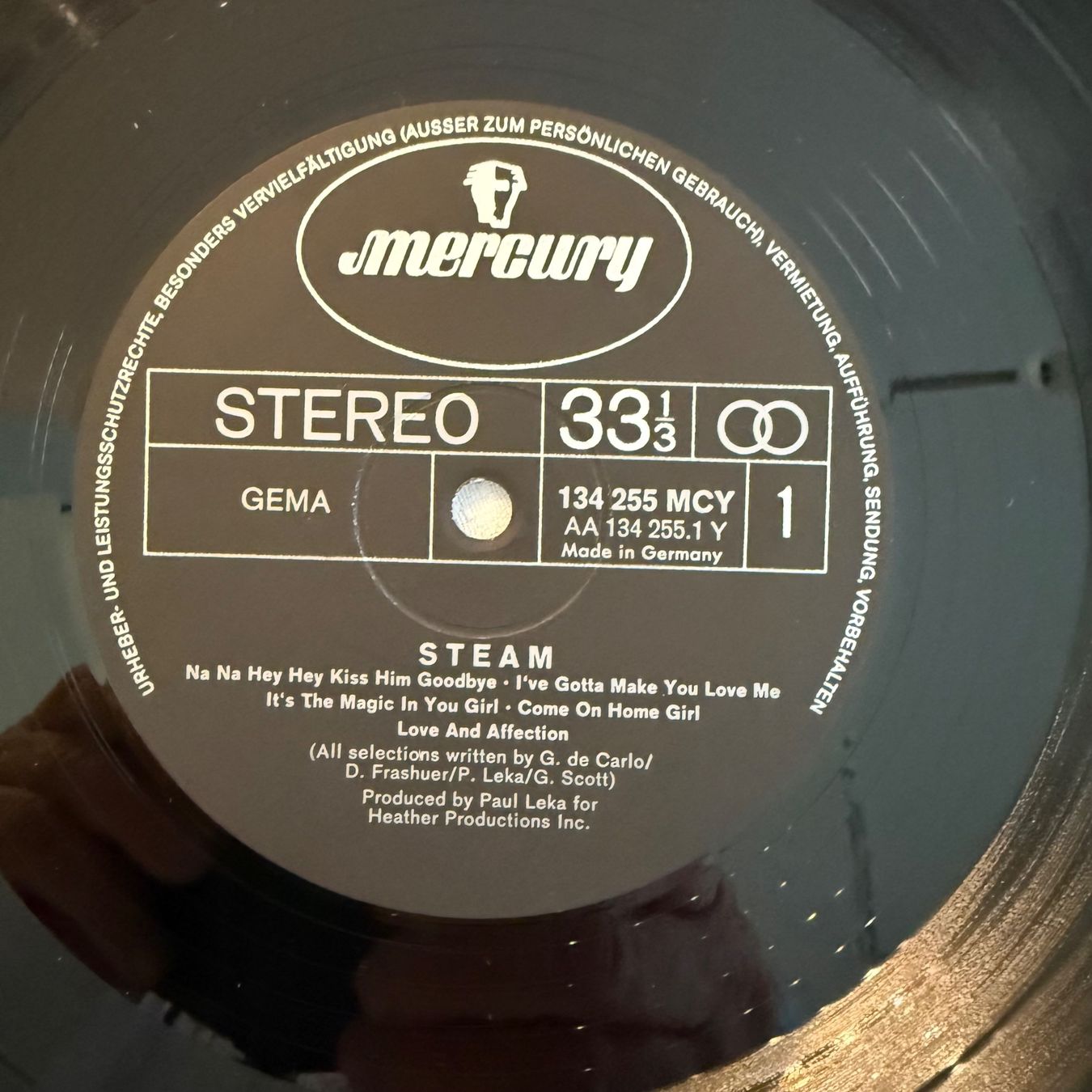Dischi in vinile: STEAM - STEAM – Usato da Zürich venduto da fehlton 3