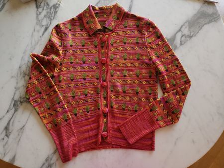 Süsse Zara Strickjacke, Kaktus