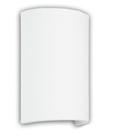 LED Wandleuchte, Gips, 16 cm x 10  cm