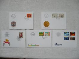 1997 5 FDC Europa- & Sondermarken SBK 919 - 928