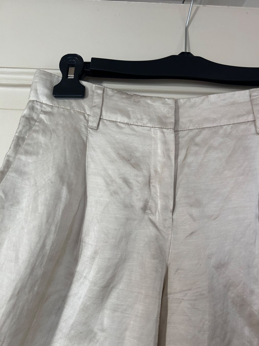 Pantalons: max mara shiny linen pants – D'occasion à basel par wastedworld 2