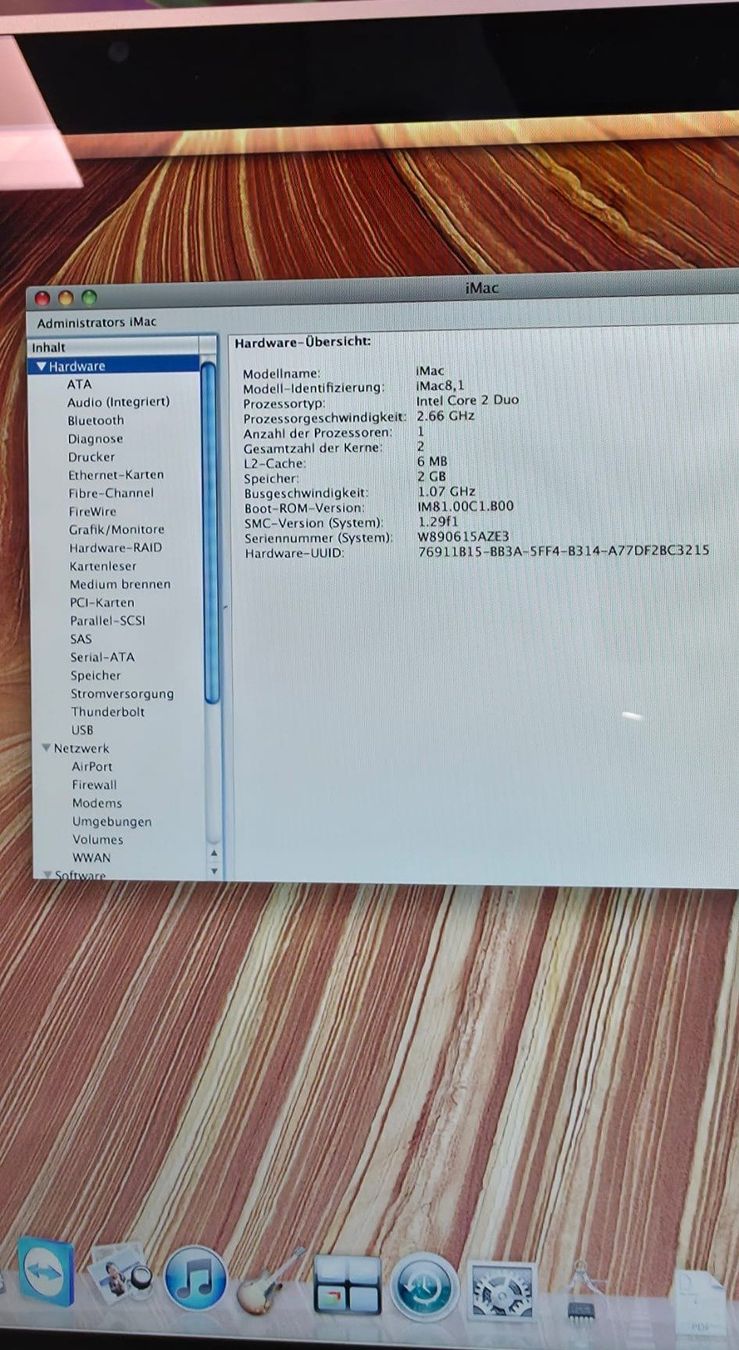 Apple PCs: iMac 8.1 gebraucht – D'occasion à Samstagern par gilido01 4