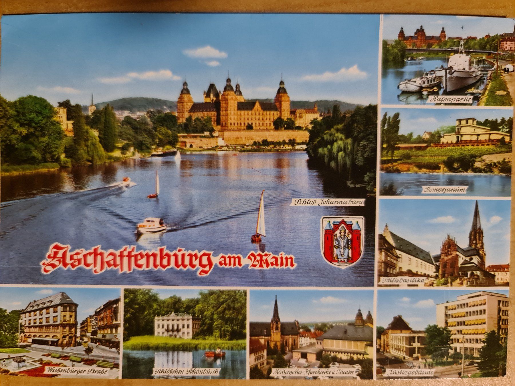 Cartoline postali: Ansichtskarte Aschaffenburg – Usato da Dintikon venduto da Vexi