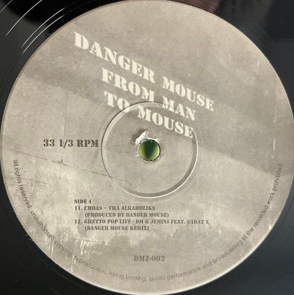 Dischi in vinile: Danger Mouse – From Man To Mouse (2LP) – Usato da Genève venduto da yoww123 2