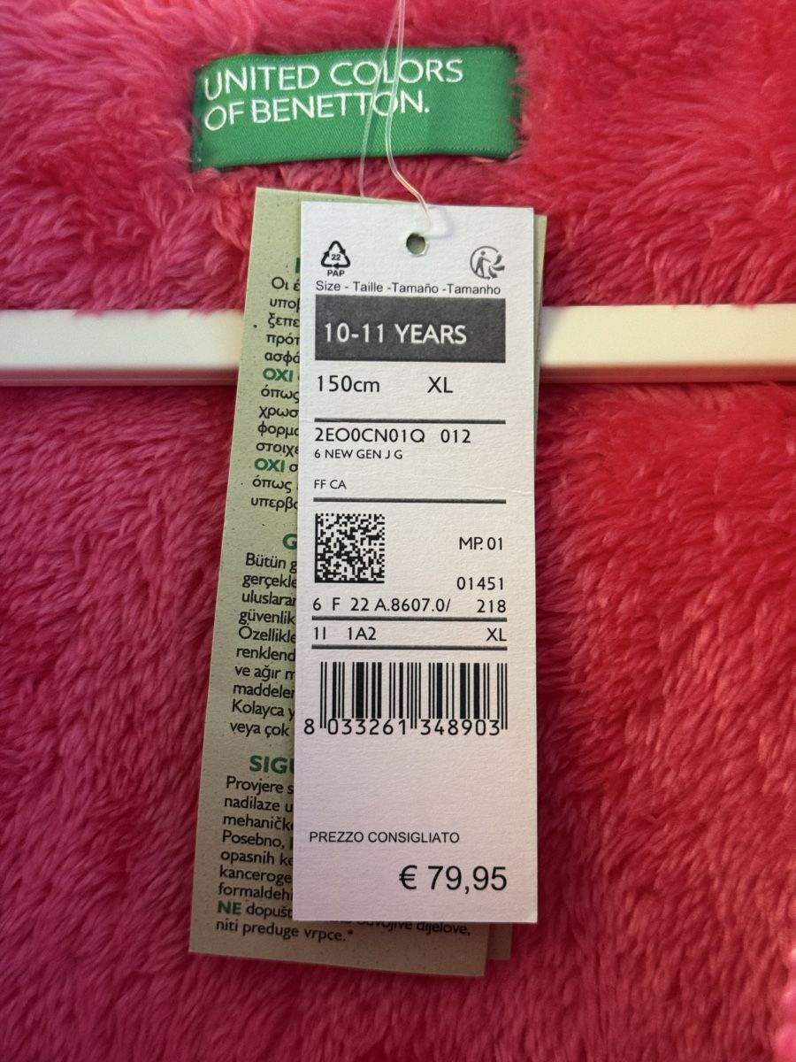 Benetton Vestes & Manteaux: Benetton Winterjacke Mädchen, Gr. 152, pink – Neuf (Voir description) à Niederhasli par Mfallegger 4