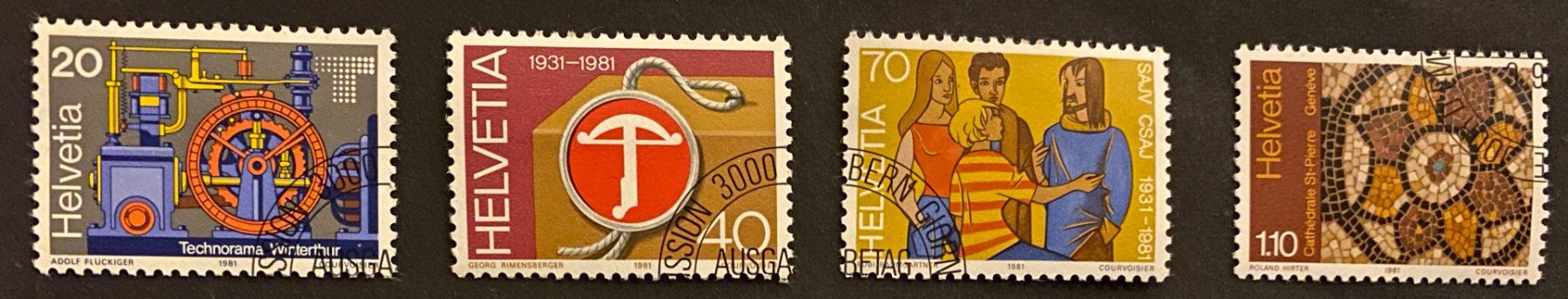 Tutti i francobolli: Sonderpostmarken 1981 ET gest. – Usato da Quartino venduto da Gutri44