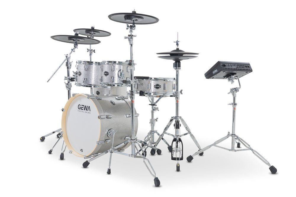 Musikinstrumente: GEWA GEWA G9 PRO SE Silver Sparkle - 6-teilig – Neu (gemäss Beschreibung) aus Bühl BE von x-drums 1