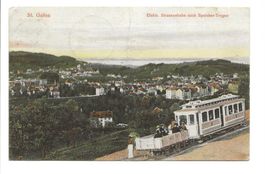 St. Gallen - Elekt. Strassenbahn nach Speicher-Trogen - 1907