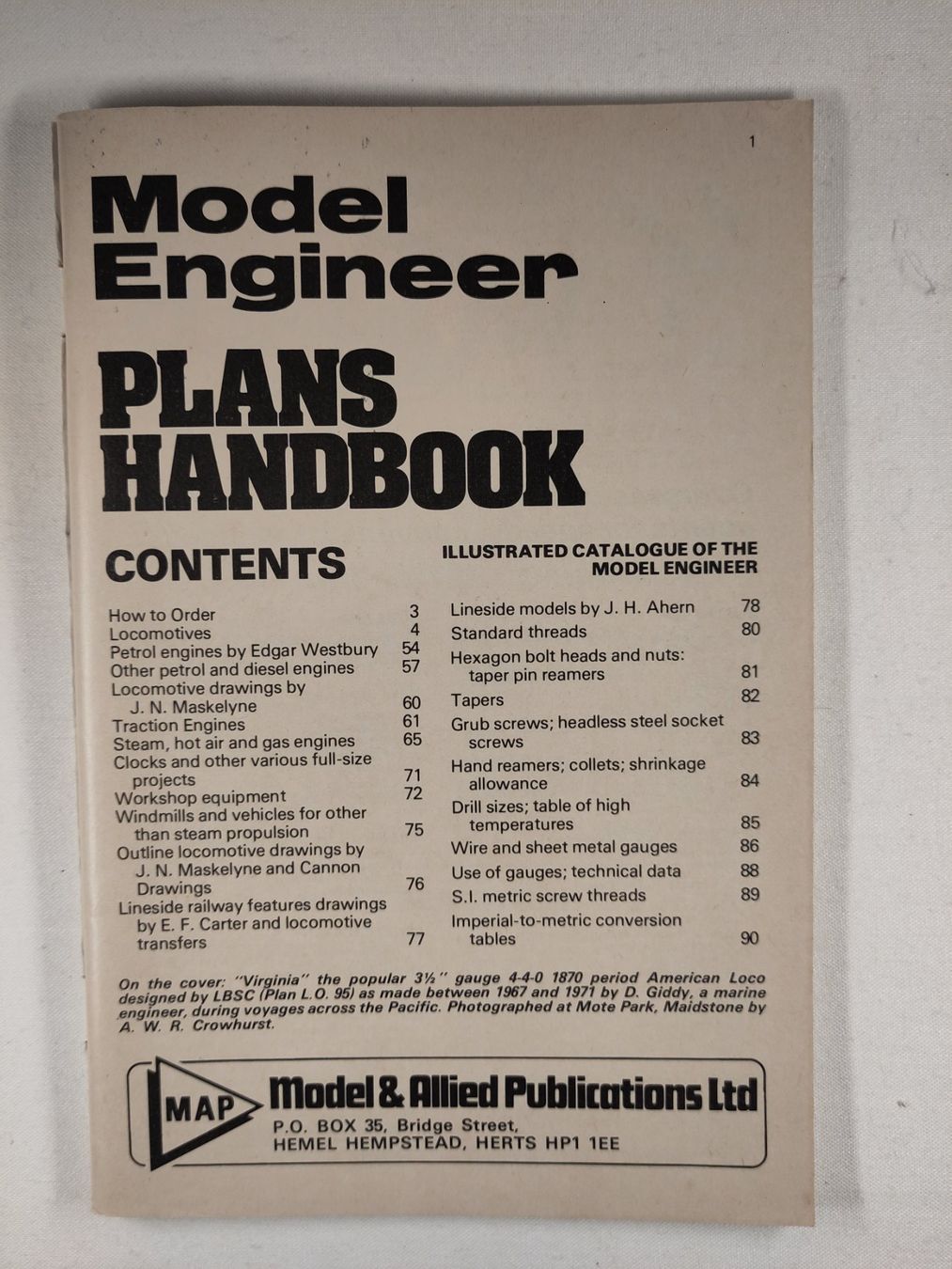 Libri: 2 Hefte MODEL ENGINEER/MODEL ENGINEERING 80-er Jahre english – Usato da Bibern SO venduto da urhebeal 2