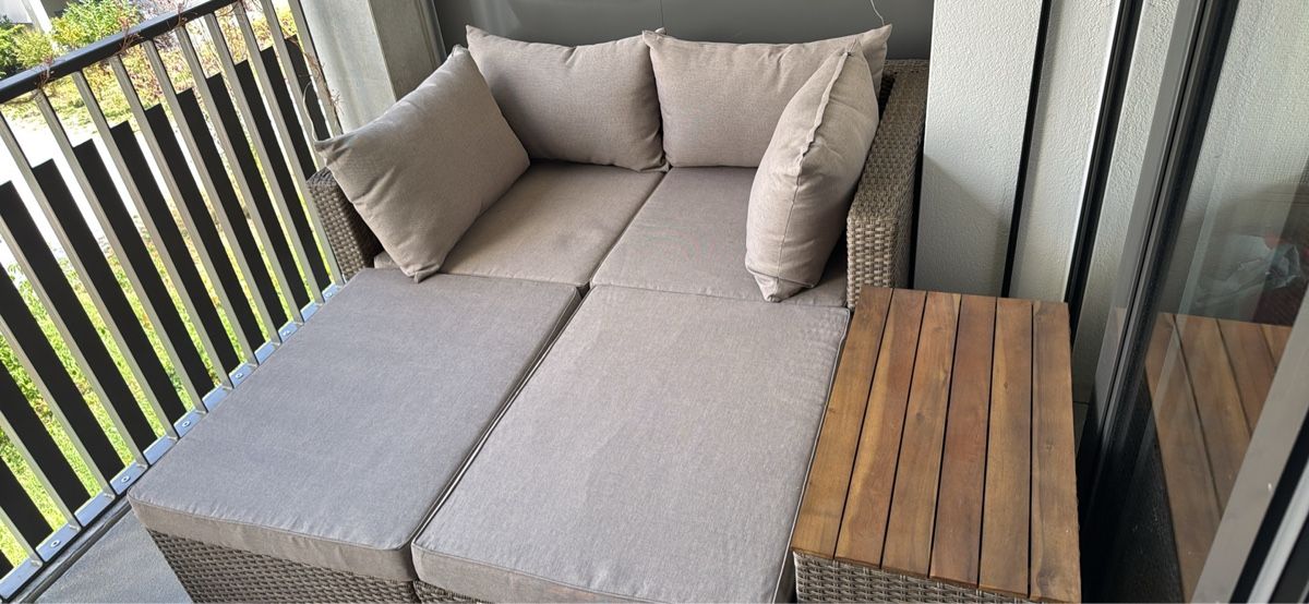 Liegen & Liegestühle: Modular balcony lounge set with table – Neu (gemäss Beschreibung) aus Regensdorf von Maymay19 4